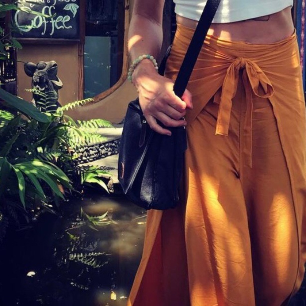 Golden Bali Wrap Pants